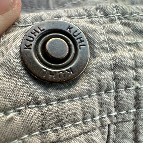 KUHL Women Splash Roll-Up Pants Cargo Hiking Gorpcore Outdoor Cabin Khaki Tan 10 - Picture 7 of 15